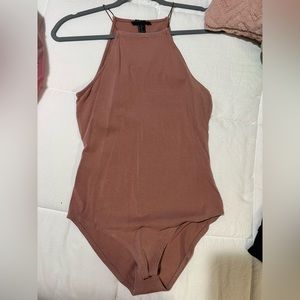 Forever 21 mauve bodysuit